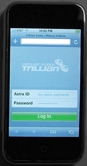 Trillian Astra for the iPhone