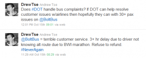 BoltBus Complaint on Twitter 3